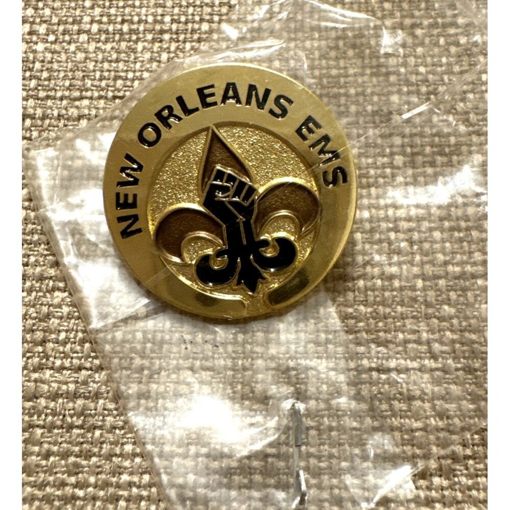 NEW! EMS First Responder Lapel Pin French Quarter, New Orleans LA